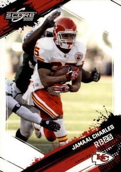2009 Score - Glossy #145 Jamaal Charles  Front