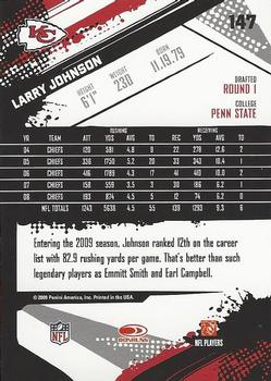 2009 Score - Glossy #147 Larry Johnson  Back