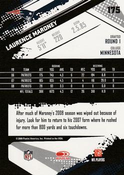2009 Score - Glossy #175 Laurence Maroney  Back