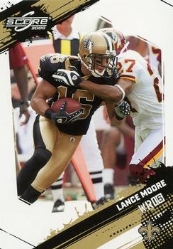 2009 Score - Glossy #186 Lance Moore  Front