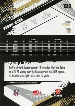 2009 Score - Glossy #189 Reggie Bush  Back