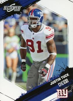 2009 Score - Glossy #197 Justin Tuck  Front