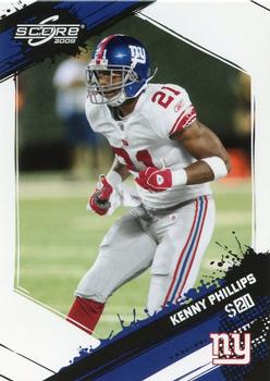 2009 Score - Glossy #198 Kenny Phillips  Front