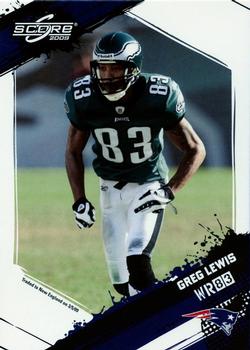 2009 Score - Glossy #223 Greg Lewis  Front