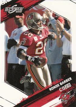 2009 Score - Glossy #279 Ronde Barber  Front