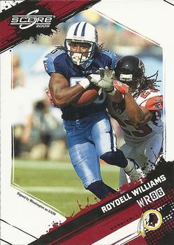 2009 Score - Glossy #289 Roydell Williams  Front