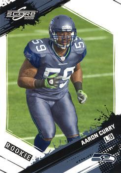 2009 Score - Glossy #302 Aaron Curry  Front