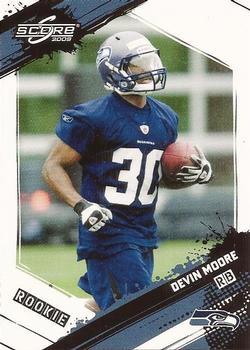 2009 Score - Glossy #335 Devin Moore  Front