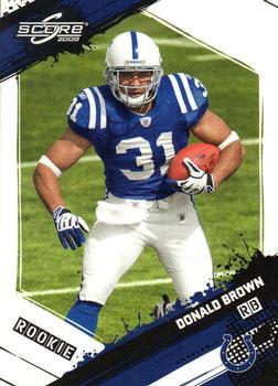 2009 Score - Glossy #337 Donald Brown  Front