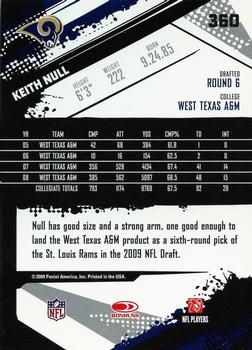 2009 Score - Glossy #360 Keith Null  Back