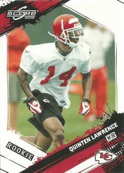 2009 Score - Glossy #386 Quinten Lawrence  Front
