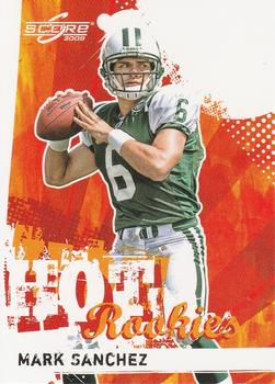 2009 Score - Hot Rookies #18 Mark Sanchez Front