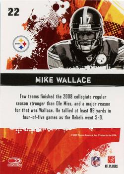 2009 Score - Hot Rookies #22 Mike Wallace Back
