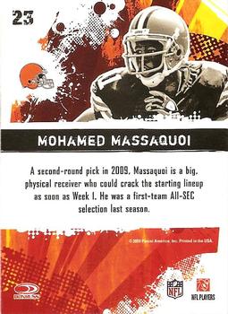2009 Score - Hot Rookies #23 Mohamed Massaquoi Back
