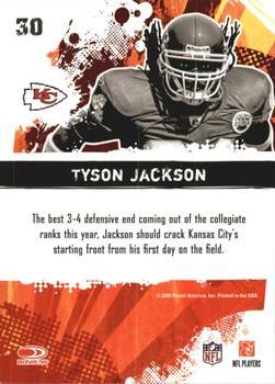 2009 Score - Hot Rookies #30 Tyson Jackson Back