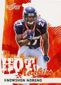 2009 Score - Hot Rookies Glossy #16 Knowshon Moreno Front