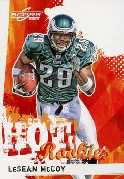 2009 Score - Hot Rookies Glossy #17 LeSean McCoy Front