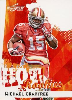 2009 Score - Hot Rookies Glossy #20 Michael Crabtree Front