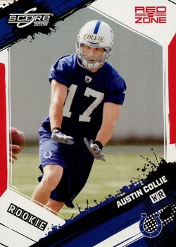 2009 Score - Red Zone #310 Austin Collie Front