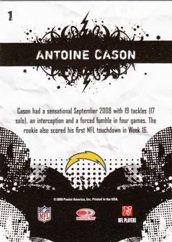2009 Score - Young Stars #1 Antoine Cason Back