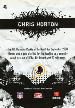 2009 Score - Young Stars #4 Chris Horton Back