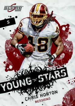 2009 Score - Young Stars #4 Chris Horton Front