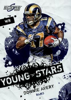 2009 Score - Young Stars #7 Donnie Avery Front