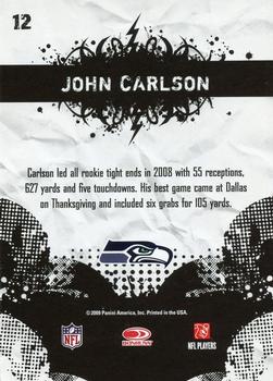 2009 Score - Young Stars #12 John Carlson Back