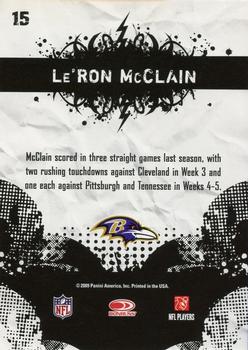 2009 Score - Young Stars #15 Le'Ron McClain Back