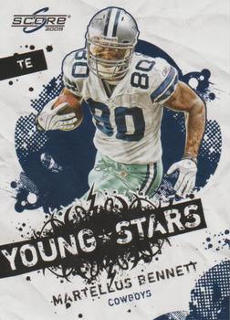 2009 Score - Young Stars #17 Martellus Bennett Front