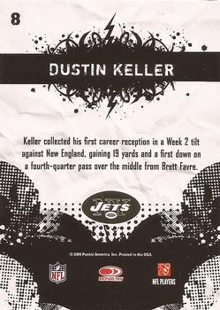 2009 Score - Young Stars #8 Dustin Keller Back
