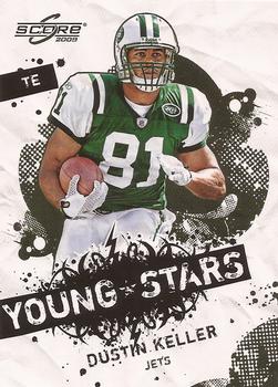 2009 Score - Young Stars #8 Dustin Keller Front