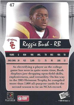 2006 Press Pass Legends #47 Reggie Bush Back