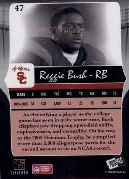 2006 Press Pass Legends #47 Reggie Bush Back