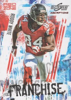 2009 Score Inscriptions - Franchise Red Zone #18 Roddy White Front