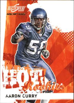 2009 Score Inscriptions - Hot Rookies #1 Aaron Curry Front