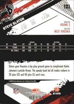2009 Score Inscriptions - Red Zone #121 Steve Slaton Back