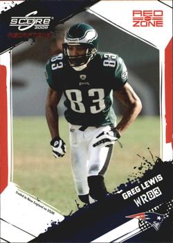 2009 Score Inscriptions - Red Zone #223 Greg Lewis Front