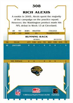 2006 Score #308 Rich Alexis Back