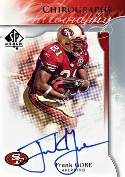 2009 SP Authentic - Chirography #CH-FG Frank Gore Front