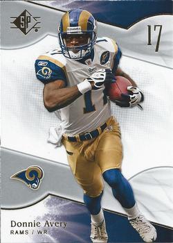 2009 SP #12 Donnie Avery Front