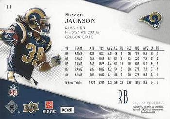 2009 SP #11 Steven Jackson Back