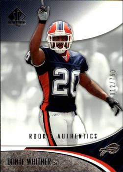 2006 SP Authentic #101 Donte Whitner Front