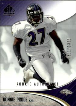 2006 SP Authentic #176 Ronnie Prude Front