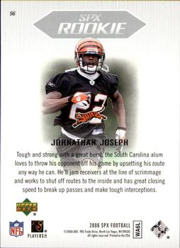 2006 SPx #96 Johnathan Joseph Back