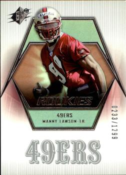 2006 SPx #102 Manny Lawson Front