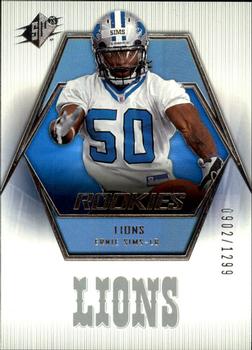 2006 SPx #158 Ernie Sims Front