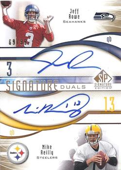 2009 SP Signature - Signature Duals #D-EY Jeff Rowe / Mike Reilly Front