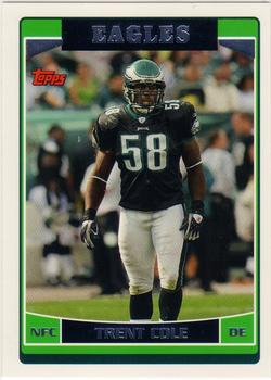2006 Topps #20 Trent Cole Front