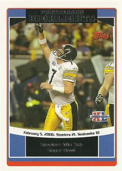 2006 Topps #310 Pittsburgh Steelers Front